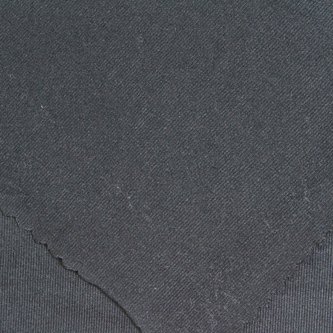 Brushed Polyester Stretch Knit Fabric, 310 gsm, 152 cm — Grey