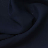 100% Polyester Linen-Look Fabric, 120 gsm, 150 cm — Navy — photo 1