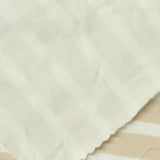 Beige Horizontal-Stripe Jersey Knit, Cotton-Modal — photo 1