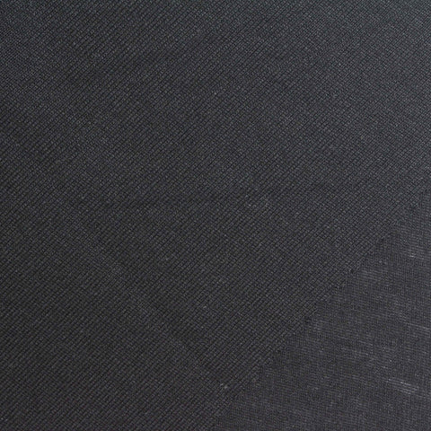 Dark Grey Marl Rib Knit, Poly-Viscose, 110 gsm