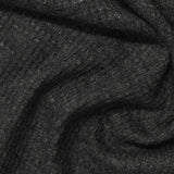 Dark Grey Marl Waffle Knit, Poly-Cotton — photo 1