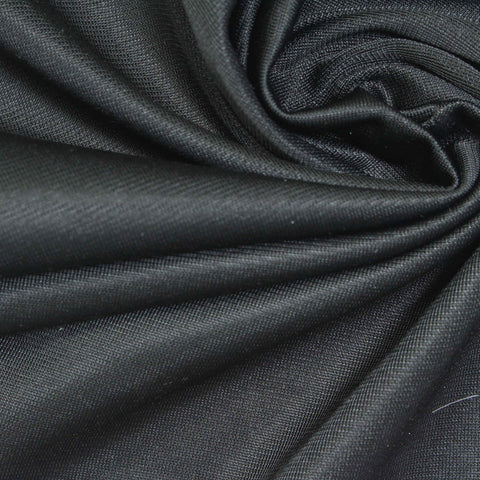 Brushed 100% Polyester Knit Fabric, 140 gsm, 155 cm — Navy