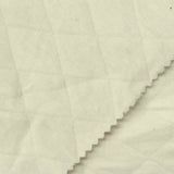 Light Cream Diamond Scuba Knit, Poly-Cotton — photo 1