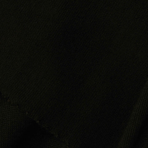 Brushed 100% Viscose Jersey Knit Fabric, 206 gsm, 150 cm — Black