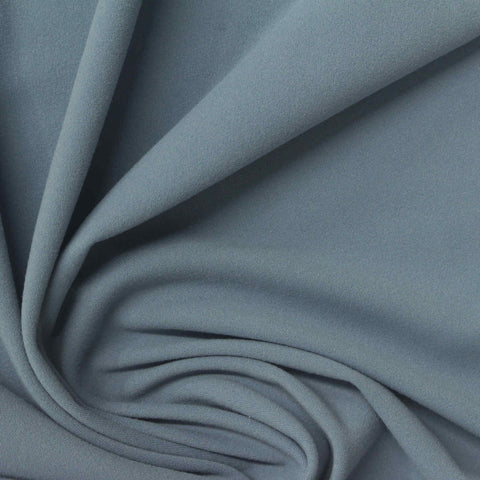 Brushed Nylon Stretch Knit Fabric, 220 gsm, 160 cm — Blue