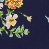 Pink Floral Knit, Viscose, 130 gsm — photo 1