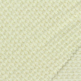 Cream Marl Waffle Knit, Poly-Viscose — photo 1