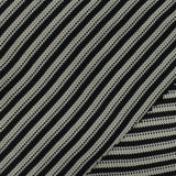 Black Horizontal-Stripe Chunky Knit, Polyester, 160 gsm — photo 1