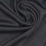 100% Polyester Interlock Knit Fabric, 130 gsm, 165 cm — Black, ref EF-250603 — photo 1