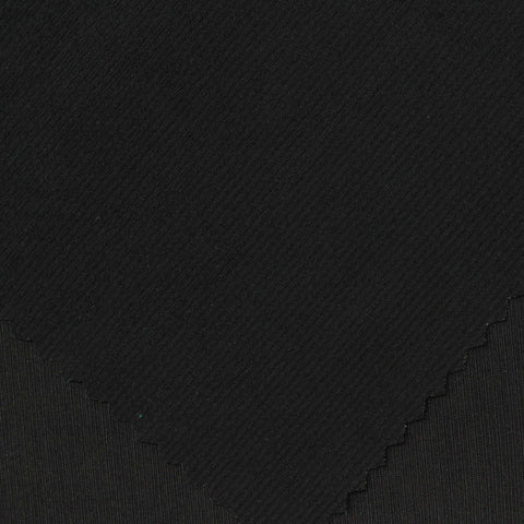 Warp Knit Fabric, 160 gsm, 152 cm — Black