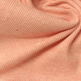 Orange Marl Rib Knit, Poly-Cotton — photo 1