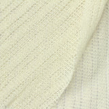 Jacquard Polyester Chunky Knit Fabric, 146 gsm, 145 cm — White — photo 1