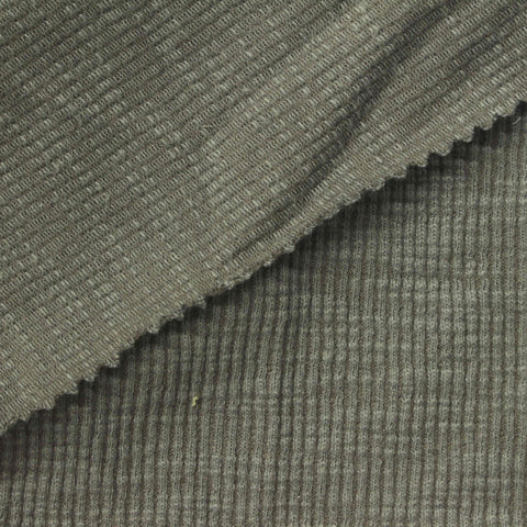 Polyester Cotton Stretch Jersey Knit Fabric, 230 gsm, 160 cm — Khaki
