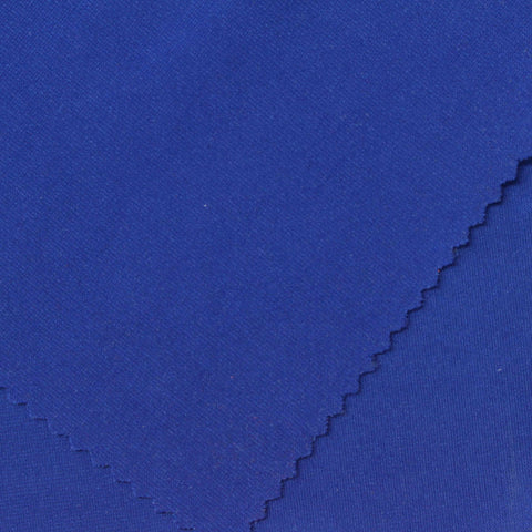 Polyester Stretch Ponte Knit Fabric, 280 gsm, 160 cm — Blue