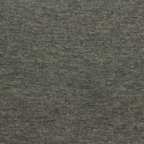 Dark Grey Marl Jersey Knit, Poly-Spandex