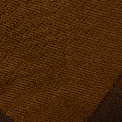 Polyester Cotton French Terry Fabric, 275 gsm, 160 cm — Brown