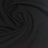 French Terry Fabric, 265 gsm, 155 cm — Black — photo 1