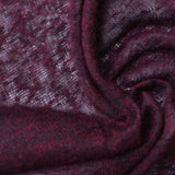 Burgundy Marl Knit, Viscose-Poly — photo 1