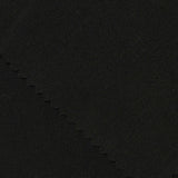 Polyester Viscose Stretch Twill Fabric, 358 gsm, 150 cm — Black — photo 1