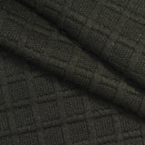 Green Tone-on-Tone Square Jacquard, Polyester — photo 1