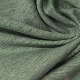 Heathered Green Marl Scuba Knit, Poly-Viscose — photo 1