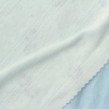 Blue Flowers Rib Knit, Polyester — photo 1