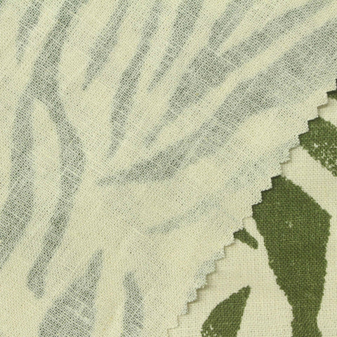 Green Zebra Woven, Linen-Viscose