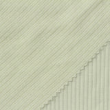 Polyester Viscose Stretch Rib Knit Fabric, 220 gsm, 163 cm — Khaki — photo 1
