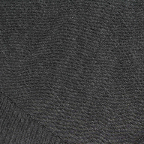 Polyester Stretch Jersey Knit Fabric, 180 gsm, 180 cm — Black, ref EF-249365