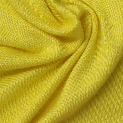 Viscose Stretch Jersey Knit Fabric, 175 gsm, 150 cm — Yellow
