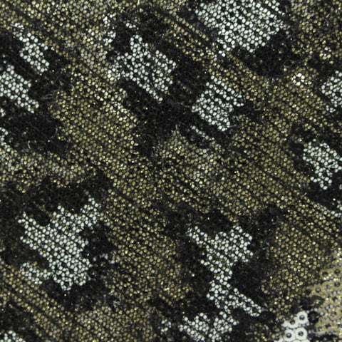 Black Leopard Knit, Polyester