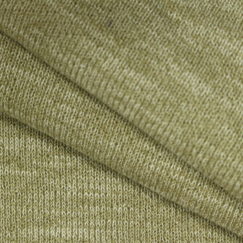 Dark Green Marl Chunky Knit, Cotton-Poly
