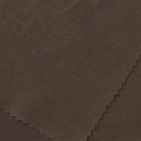 100% Cotton Interlock Knit Fabric, 155 gsm, 150 cm — Brown