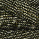 Black Plaid Interlock Knit, Poly-Viscose, 278 gsm — photo 1