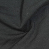 Polyester Stretch Linen-Look Fabric, 430 gsm — Black — photo 1
