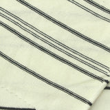 Black Horizontal-Stripe Chunky Knit, Cotton, 181 gsm — photo 1