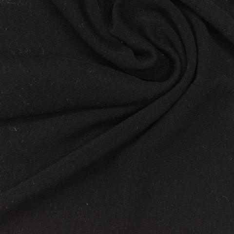 Black Jersey Knit, Silk