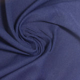 Nylon Stretch Interlock Knit Fabric, 266 gsm — Navy — photo 1