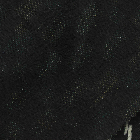 Black Plaid Jacquard, Polyester