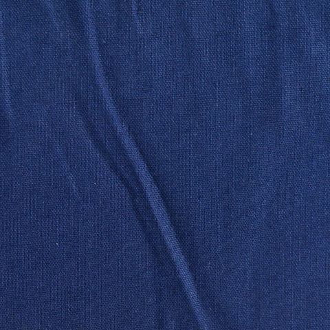 Viscose Linen Woven Fabric, 160 gsm, 142 cm — Navy