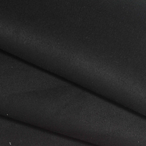 Polyester Stretch Faux Suede Fabric, 330 gsm, 150 cm — Black