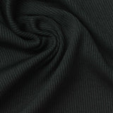 Polyester Stretch Rib Knit Fabric, 354 gsm, 140 cm — Grey — photo 1