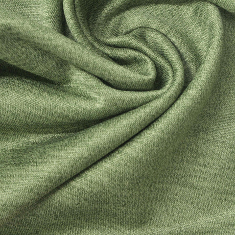 Light Green Marl French Terry, Polyester
