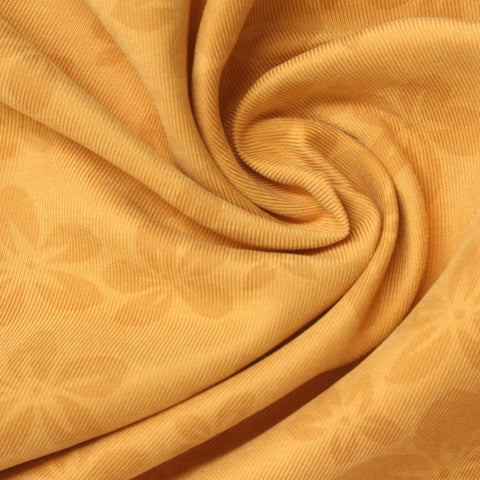 Orange Floral Jacquard, Polyester, 160 gsm, ref EF-250871