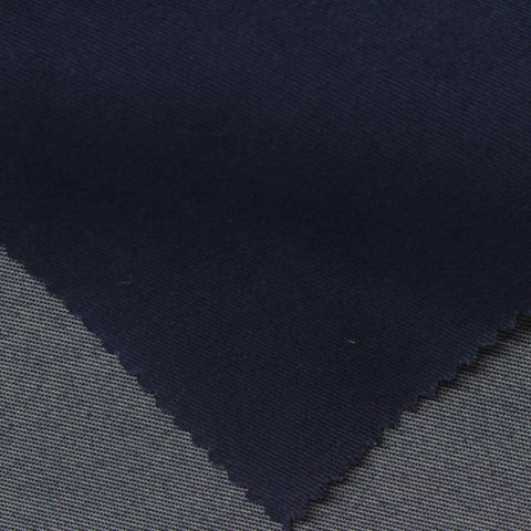 Cotton Polyester Stretch Denim Fabric, 380 gsm, 170 cm — Navy