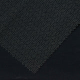 Printed Brushed Polyester Cotton Interlock Knit Fabric, 264 gsm, 180 cm — Navy — photo 1