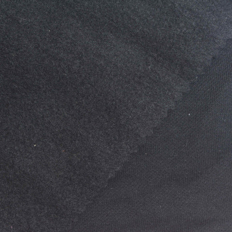 Brushed Cotton Polyester Knit Fabric, 280 gsm, 165 cm — Grey