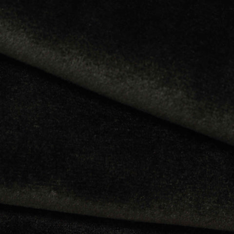 Polyester Stretch Velvet Fabric, 516 gsm, 160 cm — Black