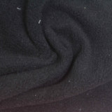 Polyester Stretch Fleece Fabric, 190 gsm, 172 cm — Black — photo 1