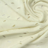 Off-White Geometric Jacquard, Polyester, 200 gsm — photo 1